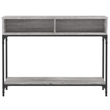 Console table sonoma gray 100x30.5x75 cm engineered wood