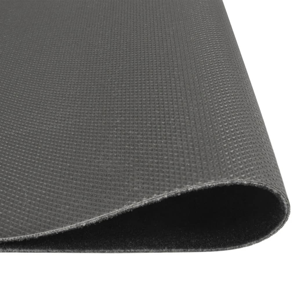 Tapis de cuisine lavable impression cuisine noir 60x300 cm