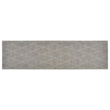 Tapis de cuisine lavable impression losange 45x150 cm velours