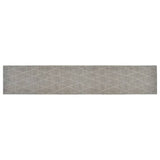 Tapis de cuisine lavable impression losange 60x300 cm velours