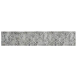 Tapis de cuisine lavable impression béton 60x300 cm velours