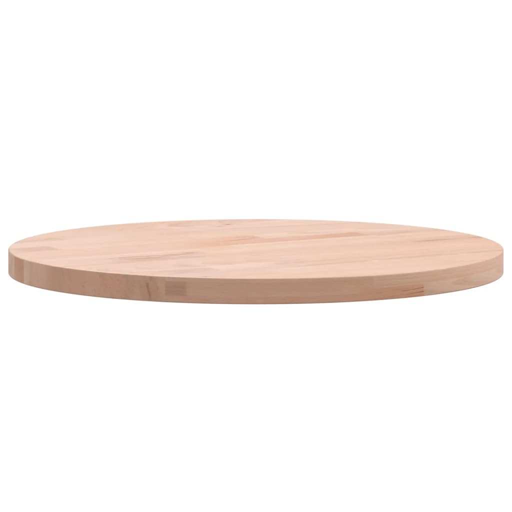 Table top Ø30x1.5 cm round solid beech wood