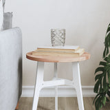 Table top Ø30x1.5 cm round solid beech wood