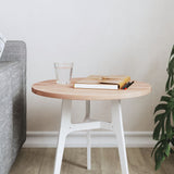 Table top Ø40x1.5 cm round solid beech wood