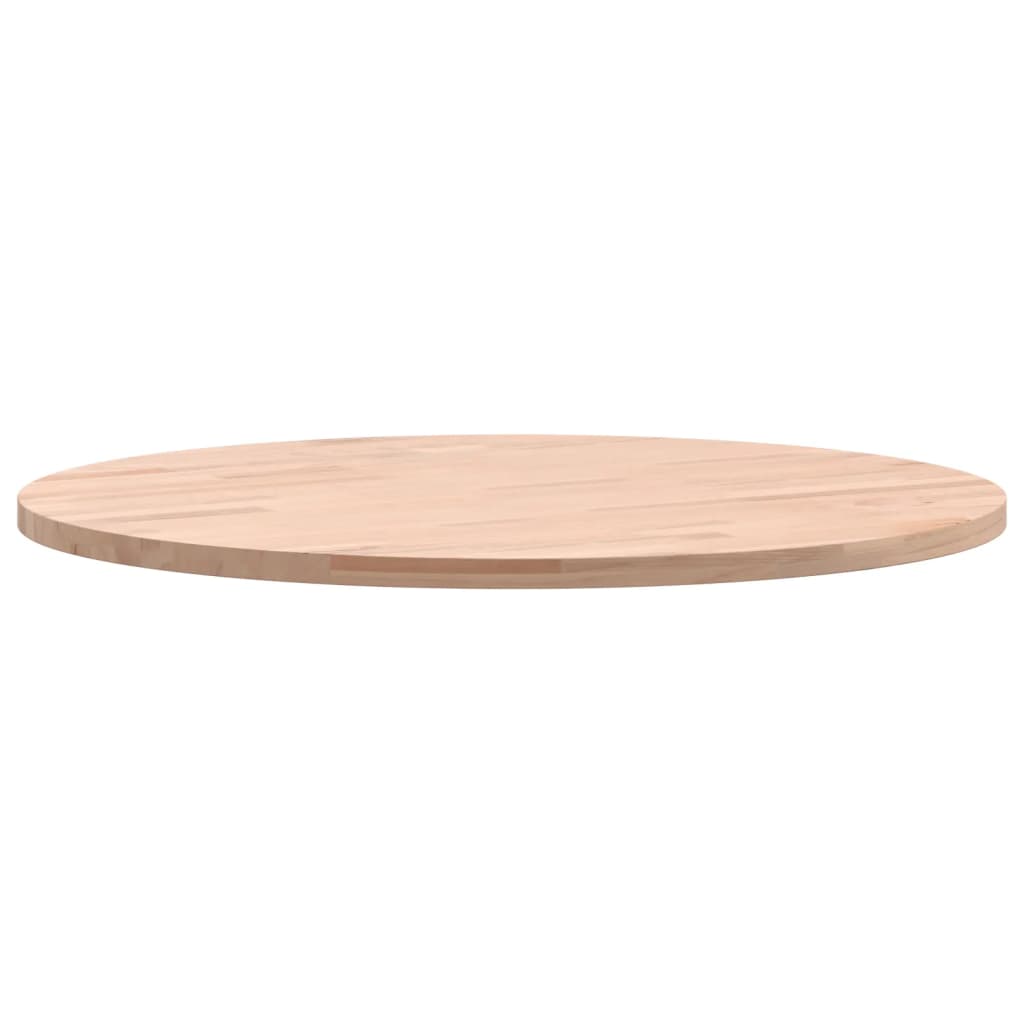 Table top Ø50x1.5 cm round solid beech wood