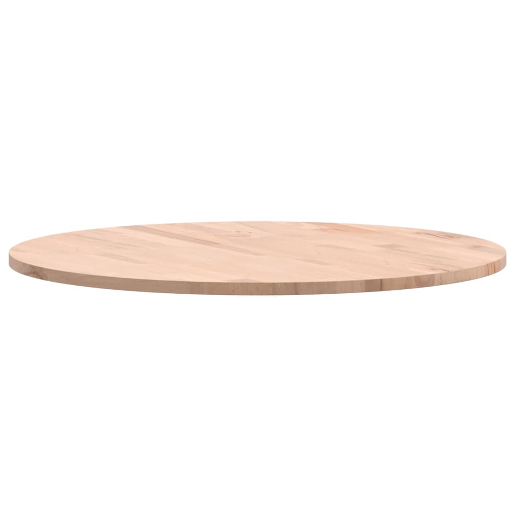 Table top Ø60x1.5 cm round solid beech wood