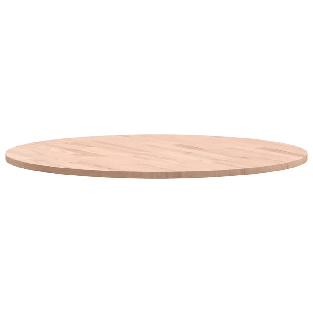 Table top Ø70x1.5 cm round solid beech wood