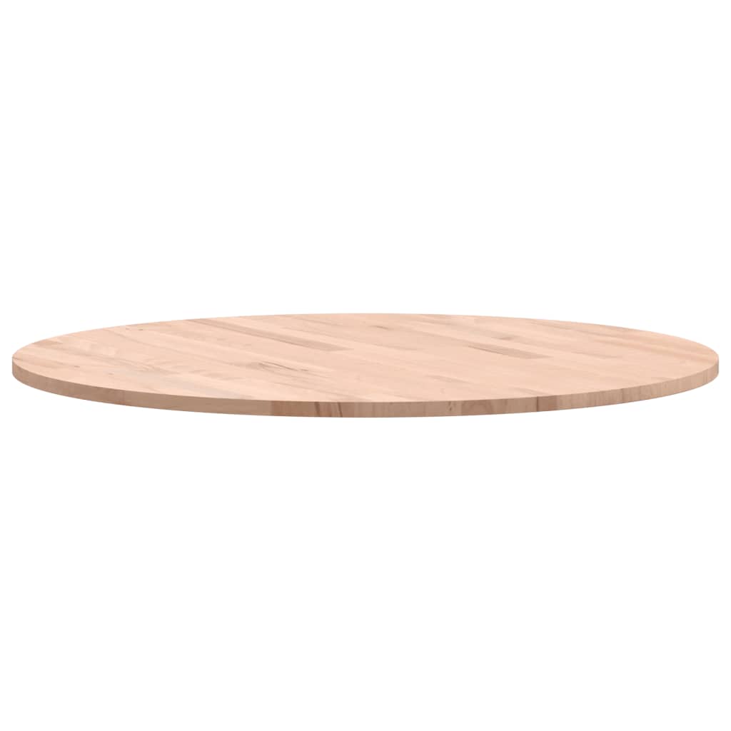 Table top Ø70x1.5 cm round solid beech wood