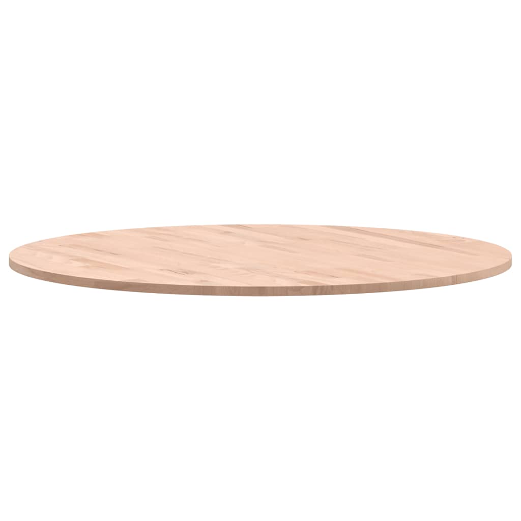 Table top Ø80x1.5 cm round solid beech wood