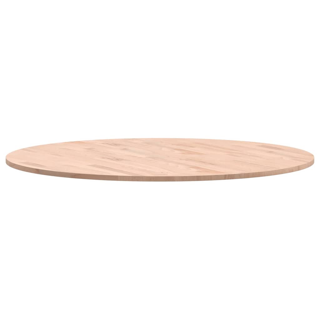 Table top Ø90x1.5 cm round solid beech wood