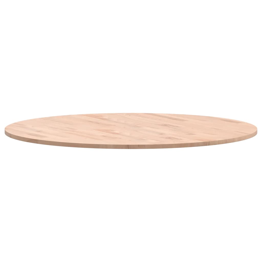 Table top Ø90x1.5 cm round solid beech wood