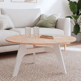 Table top Ø90x1.5 cm round solid beech wood