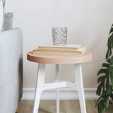 Table top Ø30x2.5 cm round solid beech wood