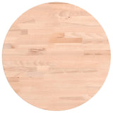 Dessus de table Ø40x2,5 cm rond bois massif de hêtre