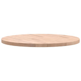 Table top Ø60x2.5 cm round solid beech wood