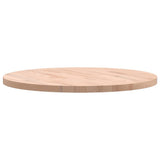 Table top Ø60x2.5 cm round solid beech wood