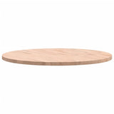 Table top Ø80x2.5 cm round solid beech wood