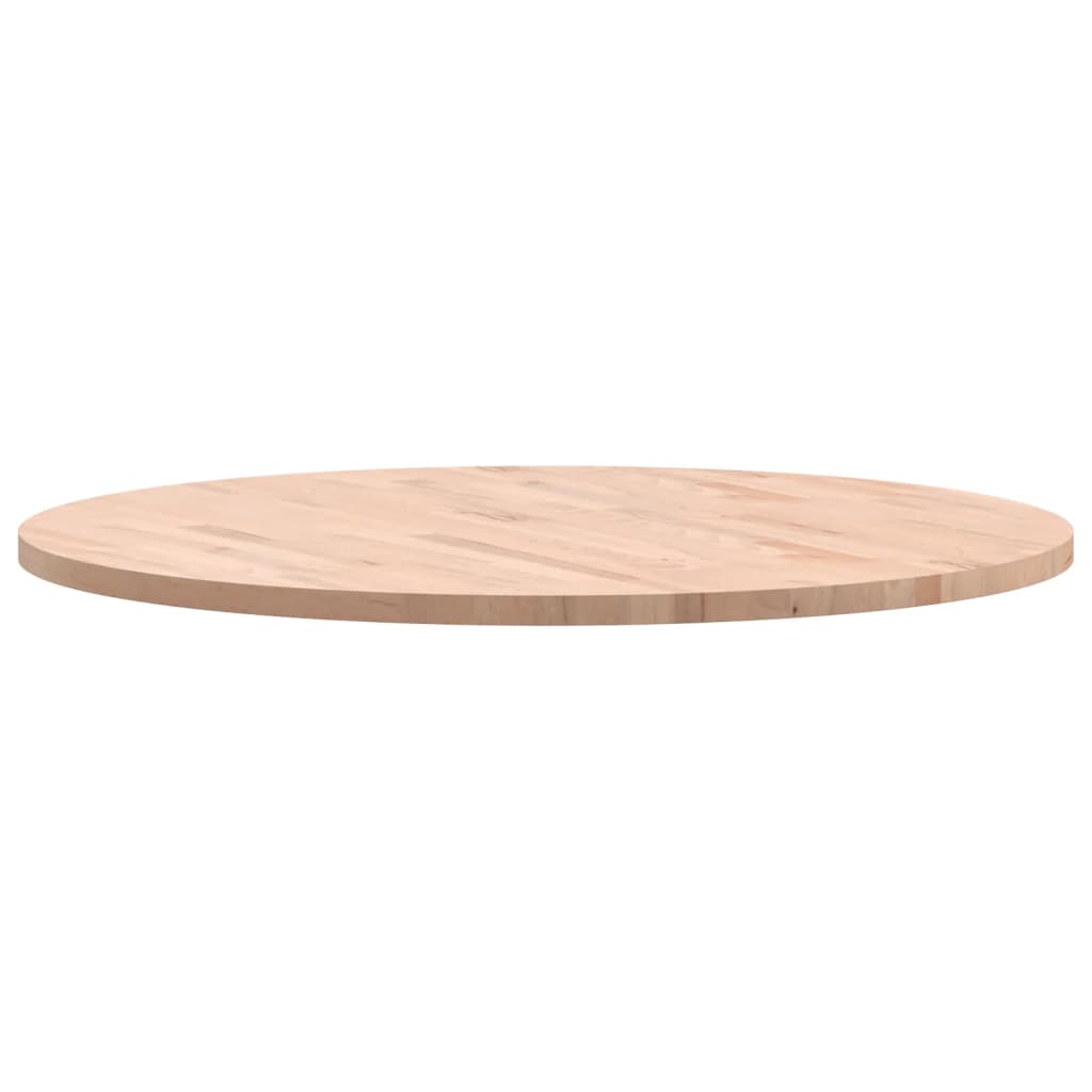 Dessus de table Ø90x2,5 cm rond bois massif de hêtre