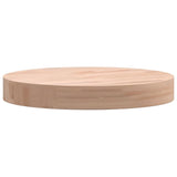 Table top Ø30x4 cm round solid beech wood