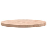 Dessus de table Ø70x4 cm rond bois massif de hêtre