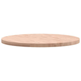 Table top Ø90x4 cm round solid beech wood