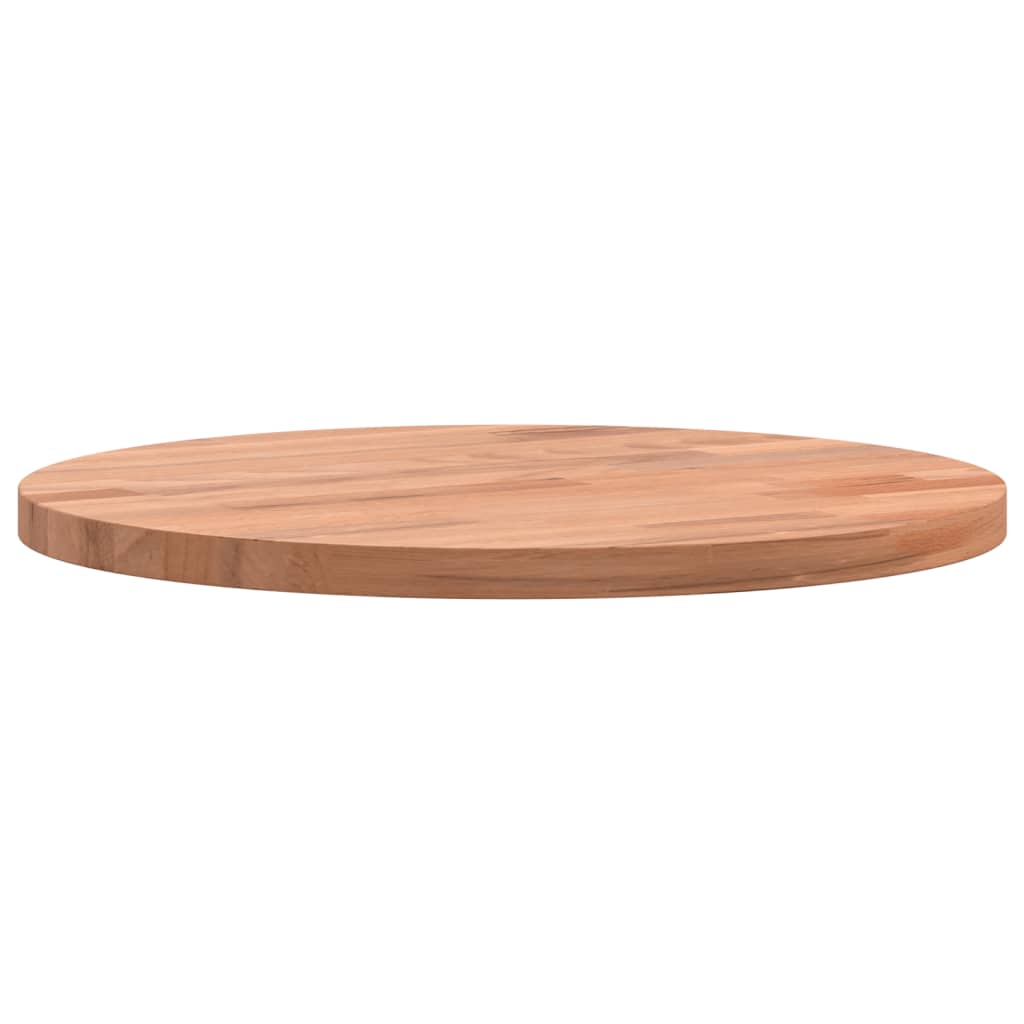 Table top Ø30x1.5 cm round solid beech wood