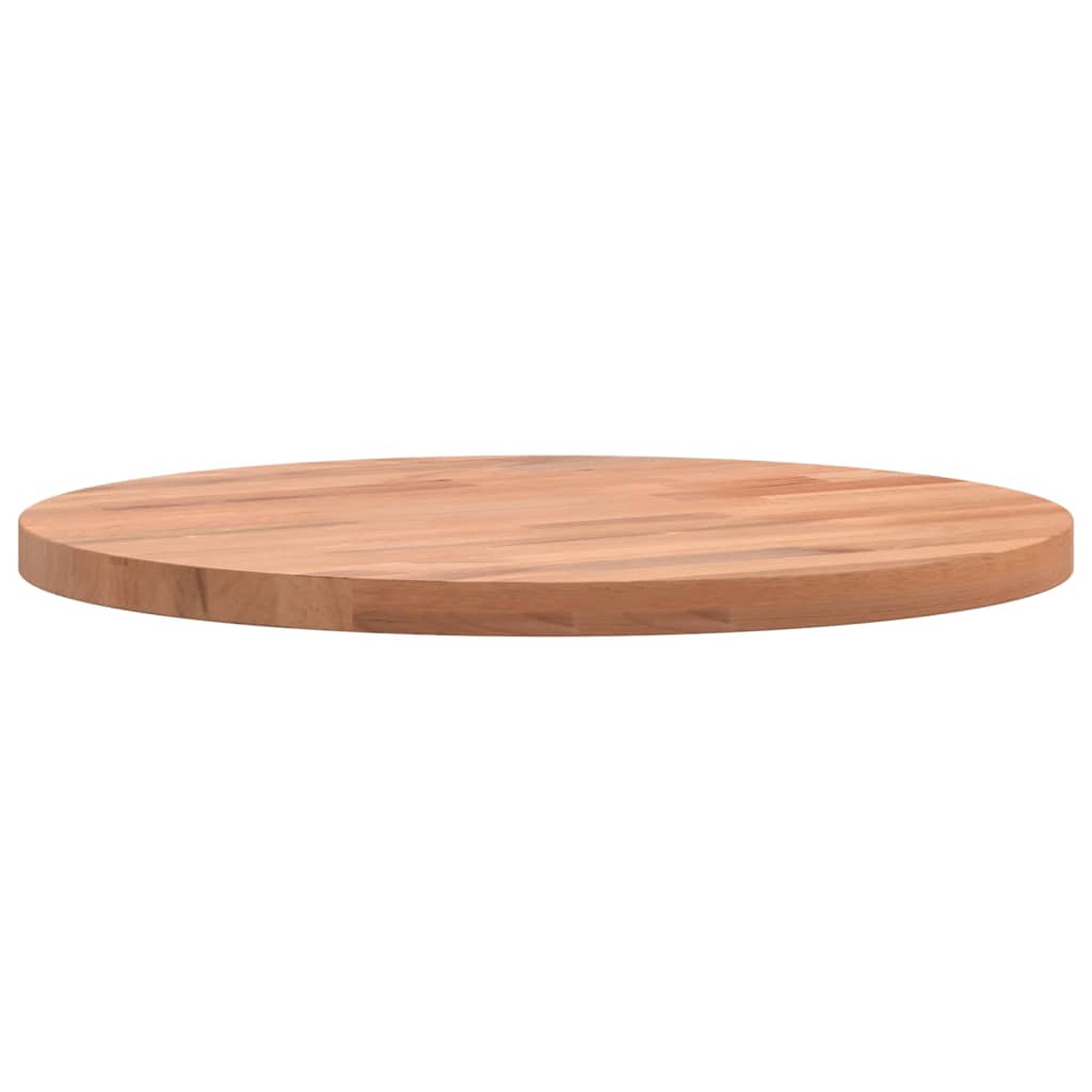 Table top Ø30x1.5 cm round solid beech wood