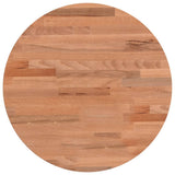 Table top Ø40x1.5 cm round solid beech wood