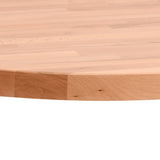 Table top Ø40x1.5 cm round solid beech wood