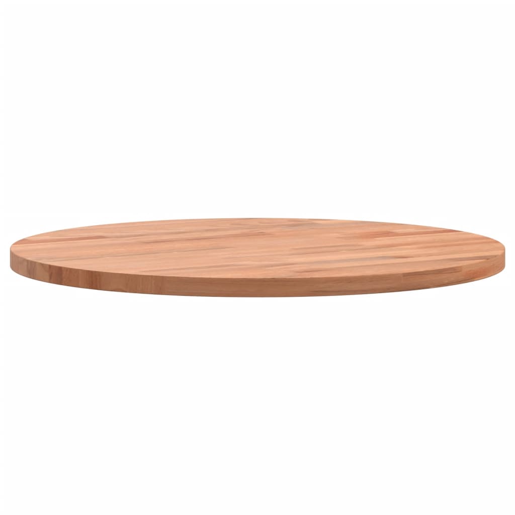 Table top Ø40x1.5 cm round solid beech wood