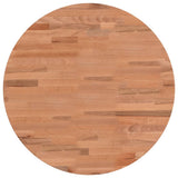 Dessus de table Ø50x1,5 cm rond bois massif de hêtre