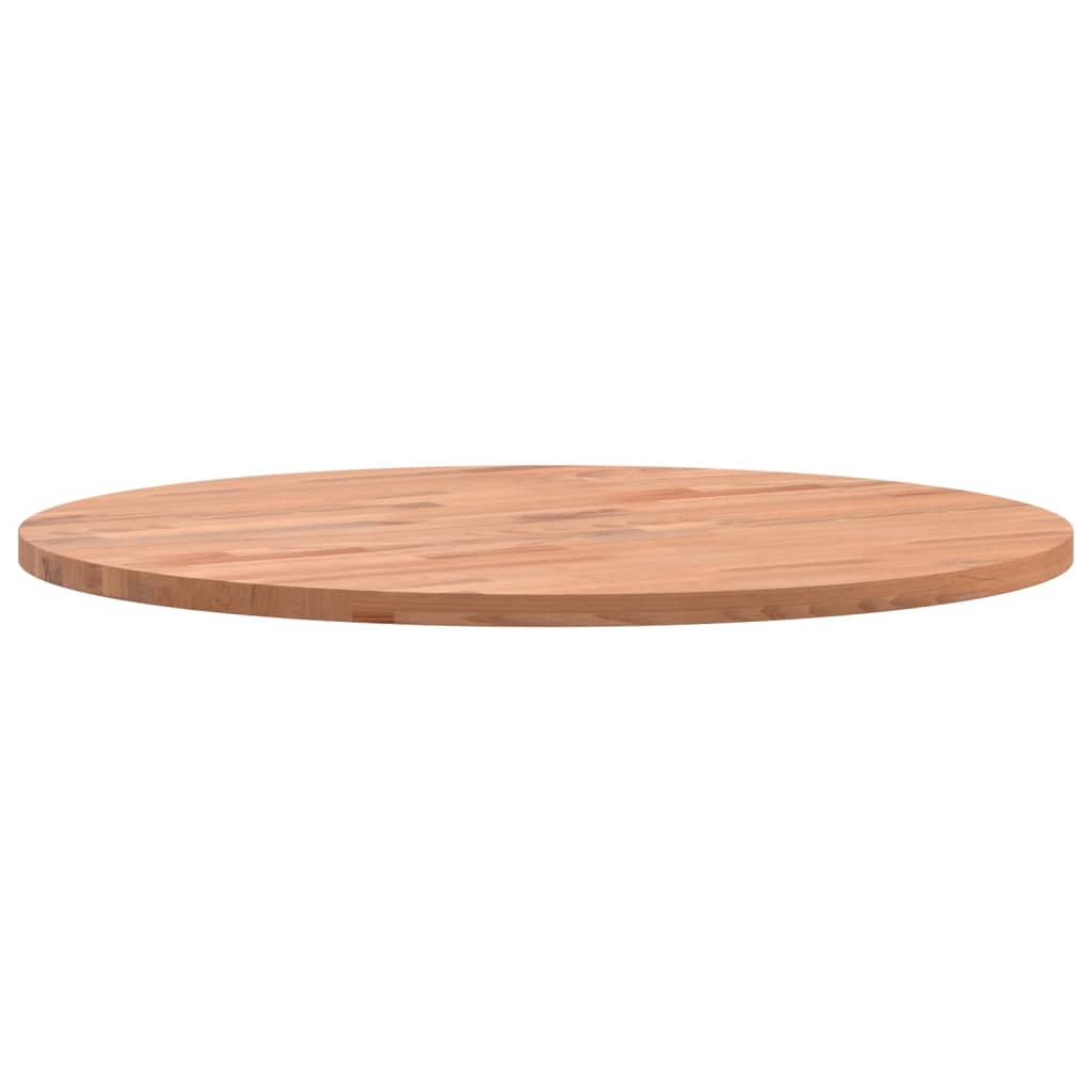 Dessus de table Ø50x1,5 cm rond bois massif de hêtre