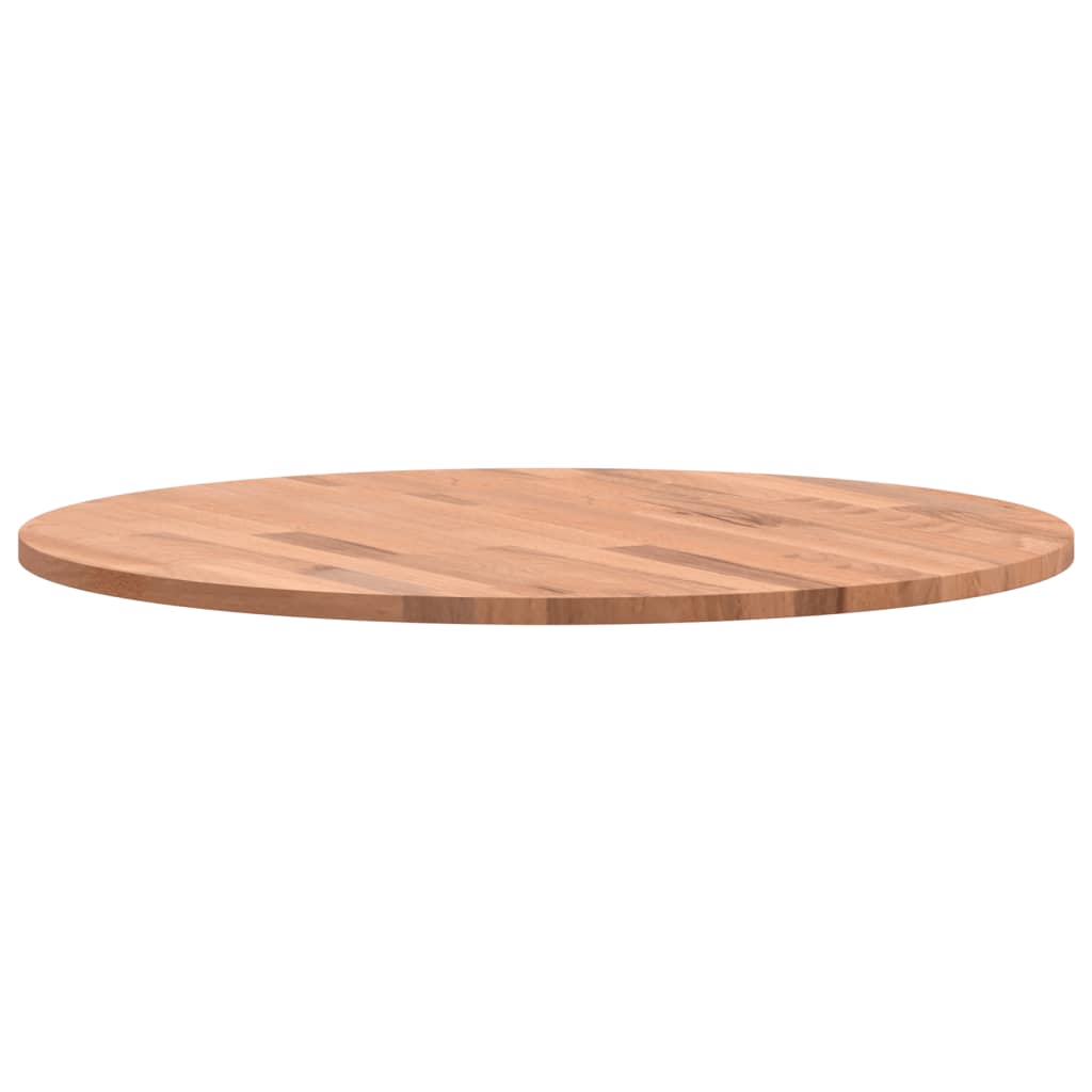 Table top Ø60x1.5 cm round solid beech wood