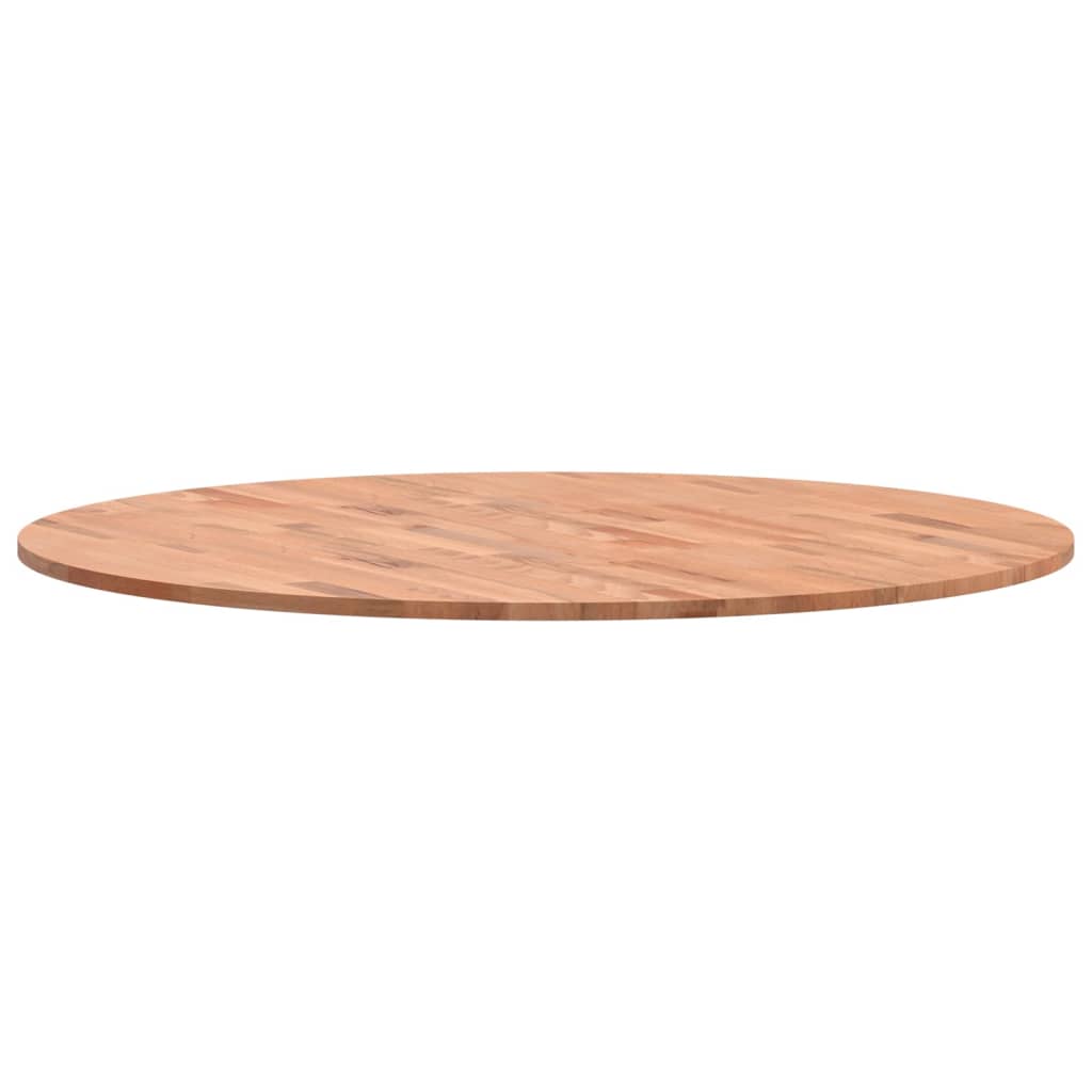 Table top Ø90x1.5 cm round solid beech wood