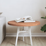 Table top Ø50x2.5 cm round solid beech wood