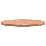 Table top Ø60x2.5 cm round solid beech wood