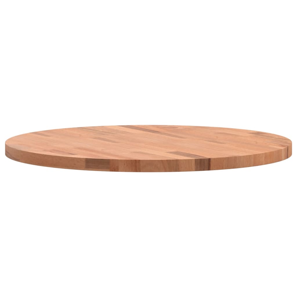 Table top Ø60x2.5 cm round solid beech wood