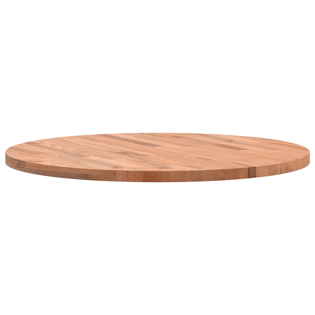 Table top Ø70x2.5 cm round solid beech wood