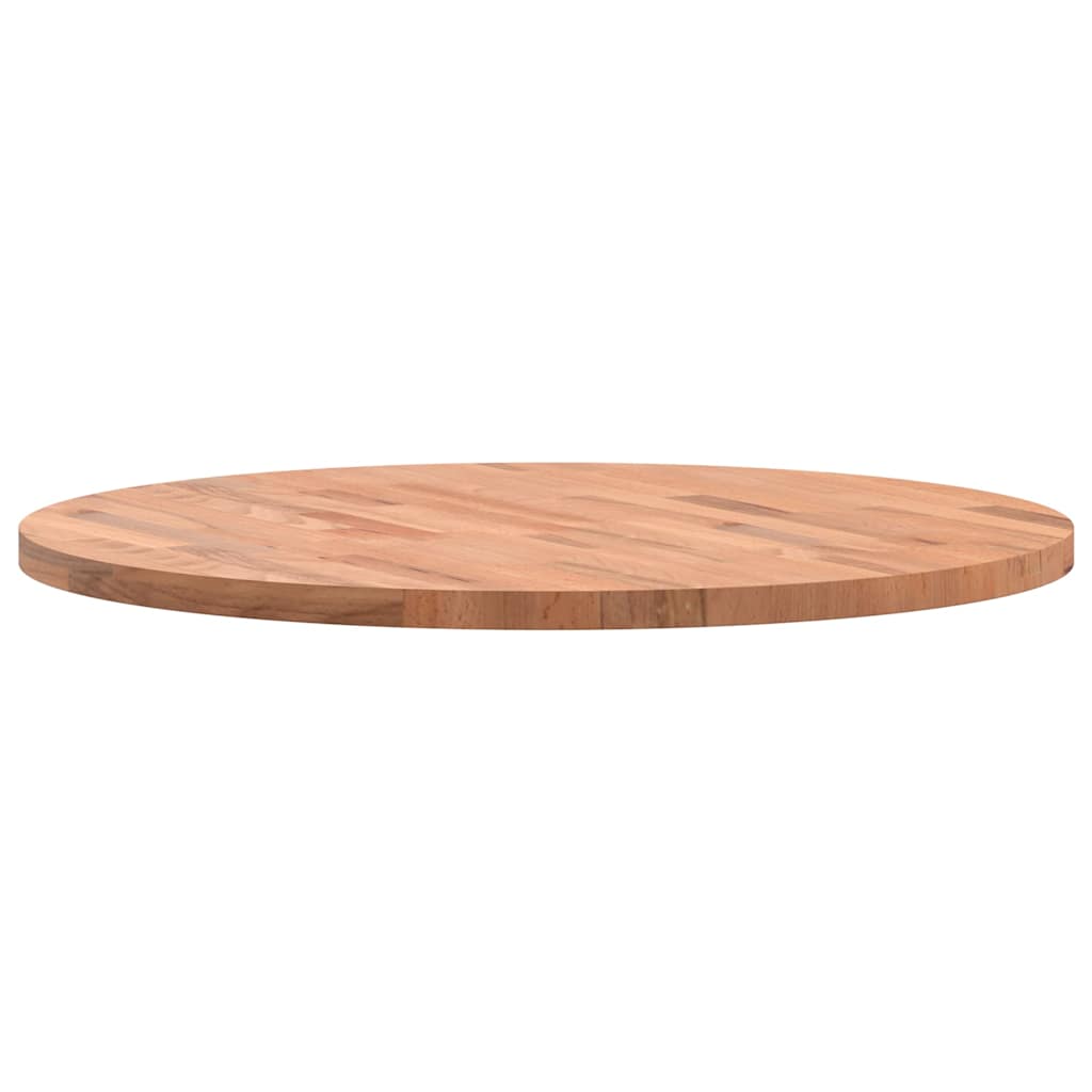 Table top Ø70x2.5 cm round solid beech wood