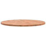 Table top Ø80x2.5 cm round solid beech wood