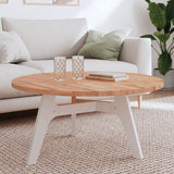 Table top Ø90x2.5 cm round solid beech wood