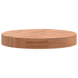 Table top Ø30x4 cm round solid beech wood