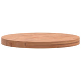 Table top Ø50x4 cm round solid beech wood