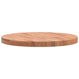 Table top Ø60x4 cm round solid beech wood