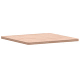 Table top 40x40x1.5 cm square solid beech wood