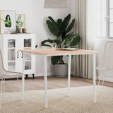 Table top 80x80x1.5 cm square solid beech wood