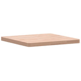 Table top 40x40x2.5 cm square solid beech wood