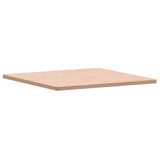 Table top 80x80x2.5 cm square solid beech wood