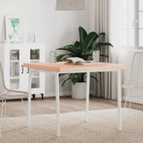 Table top 80x80x4 cm square solid beech wood