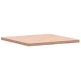 Table top 90x90x4 cm square solid beech wood